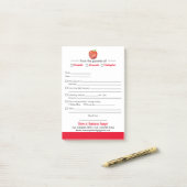 Voorlichtingsnota's voor schoolpost-het Notitieblo Post-it® Notes (Op bureau)