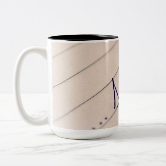 Voorliefde Tweekleurige Koffiemok (Links)