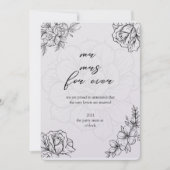 voorliefde voor bruiloft kaart (Voorkant)