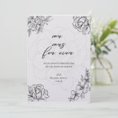 voorliefde voor bruiloft kaart (Staand voorkant)