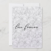 voorliefde voor bruiloft kaart (Achterkant)