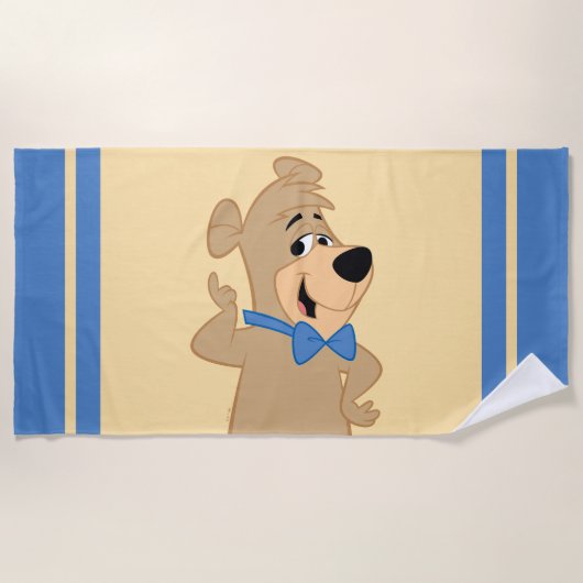 Voorlijke Boo-Boo Beer Strandlaken (Voorkant)