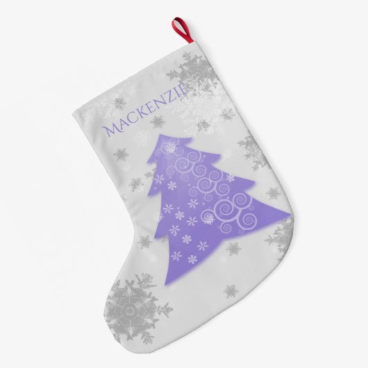 Voorloper feestelijke kerstboom stoppen grote kerstsok (Achterkant (Hangend))