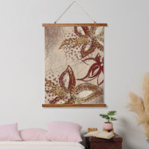 Voorlopig beige Bourgogne Floral Abstract