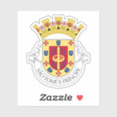 Voorlopig wapen van Sao Tomé en Principe Sticker (Vel)