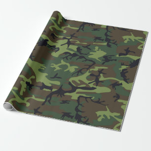 Voorlopige camouflage patronen cadeaupapier