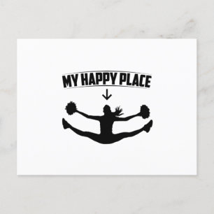 Voorlopige Gezegden   Sport Cheerleader Gifts Briefkaart