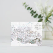  voorlopige kaart van de Mount Everest (Staand voorkant)