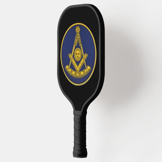Voorlopige master Freemason Square and Compass Mas Pickleball Paddle (Links)