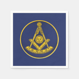 Voorlopige master Freemason Square and Compass Mas Servet