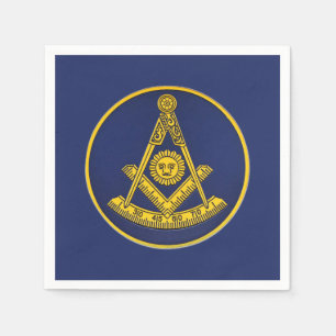 Voorlopige master Freemason Square and Compass Mas Servet