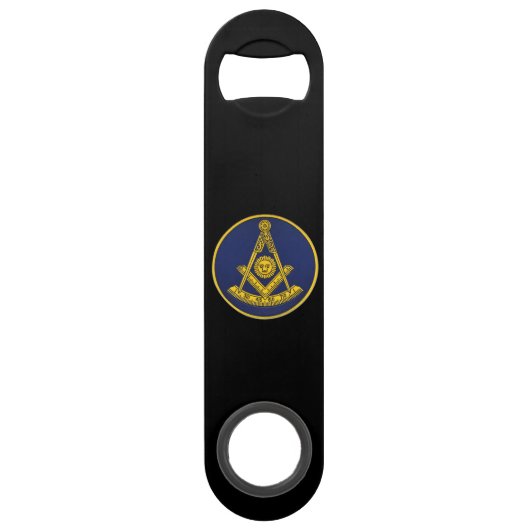 Voorlopige master Freemason Square and Compass Mas Speed Flessenopener (Voorkant)
