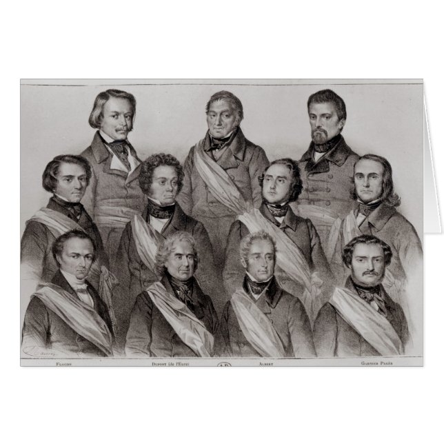 Voorlopige regering van 1848 (Voorkant Horizontaal)