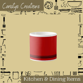 Voorlopige Rode Apple met Stripes Espresso Cup Kop