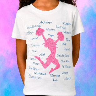 Voorlopige termen Typografie Roze & Blue T-Shirt