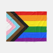 Voorlopige vlag fleece deken (Voorkant (Horizontaal))