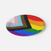 Voorlopige vlag papieren bordje (Gekanteld)