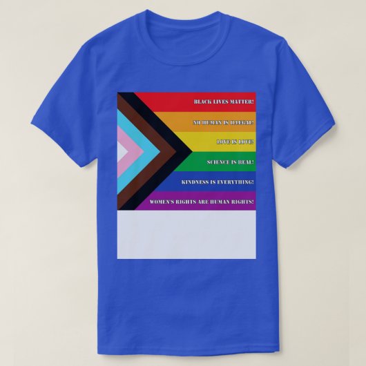 Voorlopige vlag t-shirt (Design voorkant)
