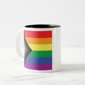 Voorlopige vlag tweekleurige koffiemok (Voorkant links)