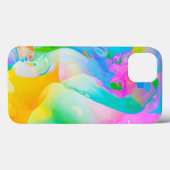Voorlopige vloeibare Neon Abstract Case-Mate iPhone Case (Achterkant (horizontaal))