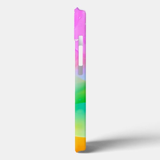 Voorlopige vloeibare Neon Abstract Case-Mate iPhone Case (Achterkant / Links)