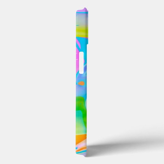 Voorlopige vloeibare Neon Abstract Case-Mate iPhone Case (Achterkant / Rechts)