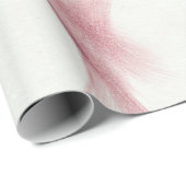 Voorlopige vrouwelijke hoofdvoorraadillustratie cadeaupapier (Rol Hoek)