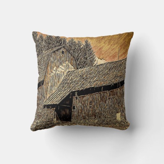 Voorlopige Westerne boerderij Kussen (Achterkant)