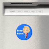 Voormalig Britse premier Iron Lady THATCHER Magneet (Insitu (Vaatwasser))