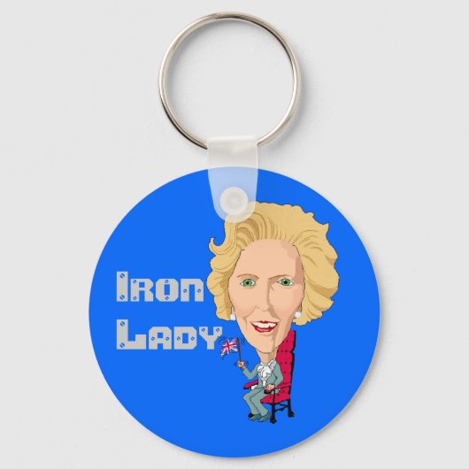 Voormalig Britse premier Iron Lady THATCHER Sleutelhanger (Voorkant)