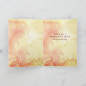 Voormalig ex-Husband Birthday California Quail Bir Kaart (Binnen)