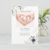 Voormalig geliefde Baby Memorial Kaart (Staand voorkant)