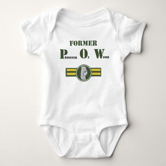 Voormalig gevangene van de vrouw (Baby) Romper (Voorkant)