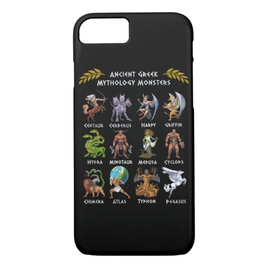 Voormalig Greek Mythology Monsters Case-Mate iPhone Case (Achterkant)