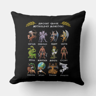 Voormalig Greek Mythology Monsters Kussen