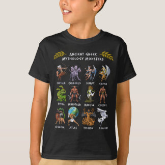 Voormalig Greek Mythology Monsters T-shirt