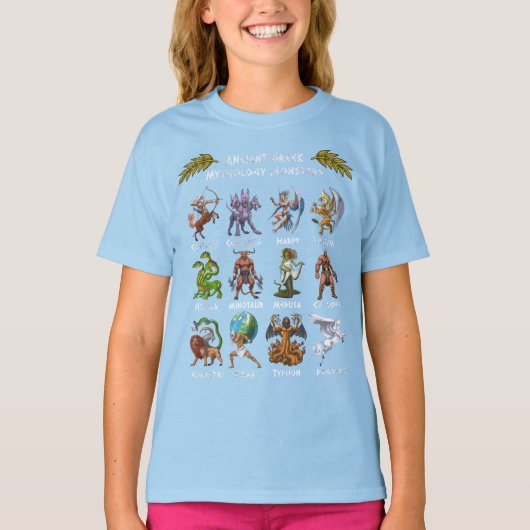 Voormalig Greek Mythology Monsters T-shirt (Voorkant)