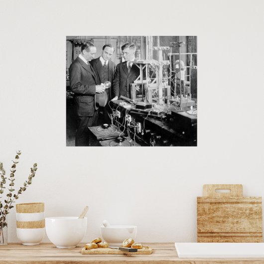 Voormalig Guglielmo Marconi, begin jaren 1900 Poster (Keuken)