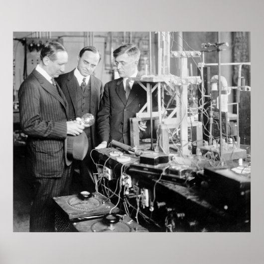 Voormalig Guglielmo Marconi, begin jaren 1900 Poster (Voorkant)