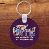 Voormalig hippie sleutelhanger (Voorkant)