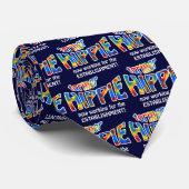 Voormalig hippie stropdas (Opgerold)