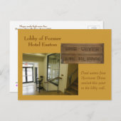 Voormalig Hotel Easton Briefkaart (Voorkant / Achterkant)
