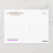 Voormalig Hotel Easton Briefkaart (Achterkant)