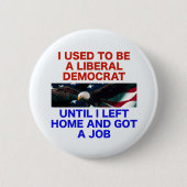 Voormalig liberaal-democraat ronde button 5,7 cm (Voorkant)