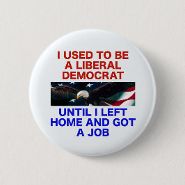 Voormalig liberaal-democraat ronde button 5,7 cm