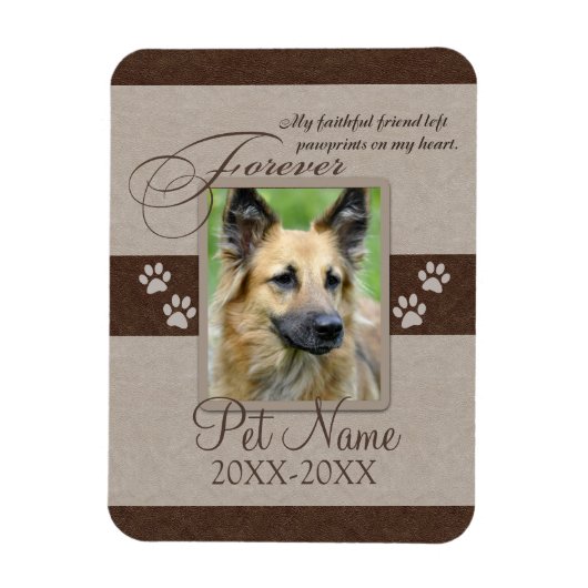 Voormalig liefhebbende sympathie van het Pet Magneet (Verticaal)