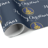 Voormalig Meester Vrijmetselaar Kerstmis Cadeaupapier (Rol Hoek)