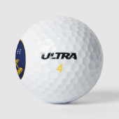 Voormalig Meester Vrijmetselaar Vierkant en Kompas Golfballen (Logo)