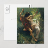 Voormalig Pierre Auguste Cot Briefkaart (Voorkant / Achterkant)