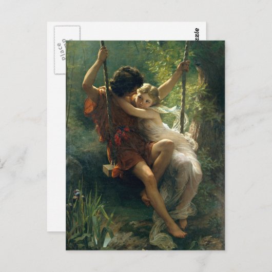 Voormalig Pierre Auguste Cot Briefkaart (Voorkant / Achterkant)